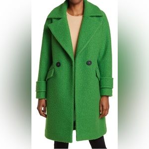 BCBG Generation double breasted boucle coat